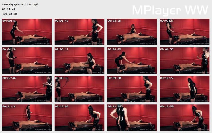 Mistress Nikita FemDom Videos: See Why You Suffer