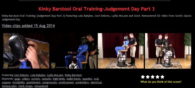 NakedGord: Kinky Barstool Oral Training-Judgement Day Part 3