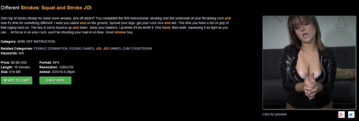 Christy Berrie: Different Strokes: Squat and Stroke JOI