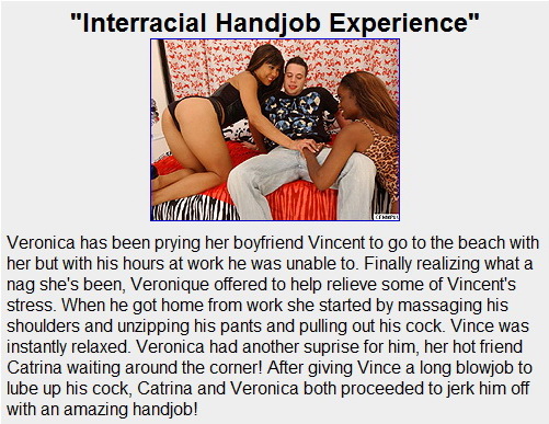 Girlgriend Handjobs: Interracial Handjob Experience