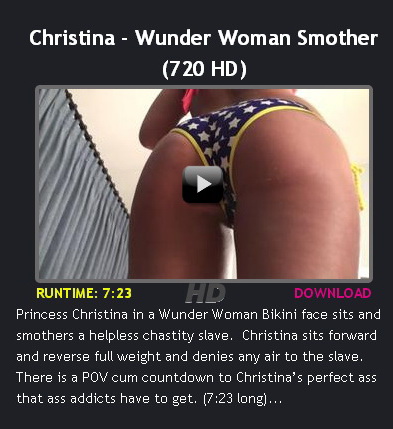 Christina – Wunder Woman Smother