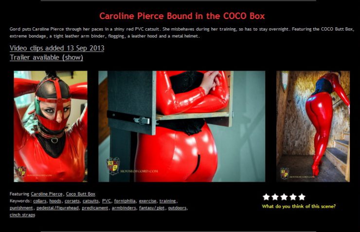 House of Gord: Caroline Pierce Bound in the COCO Box (2 Clip)