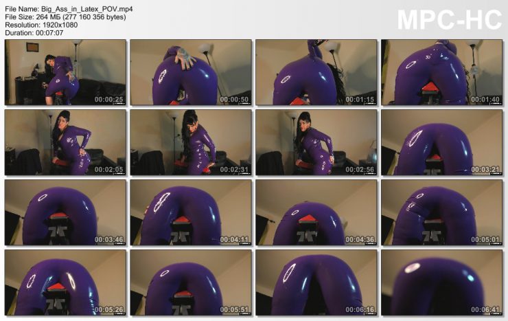 Julie Simones – Big Ass in Latex POV