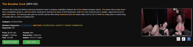 Atlanta Dungeon: The Smother Cuck