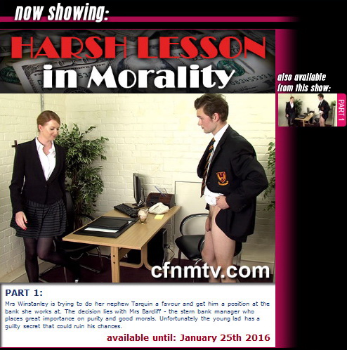 cfnmtv: Harsh Lesson in Morality (Part 1)