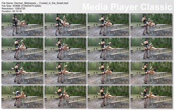 German Mistresses: Fucked in the forest