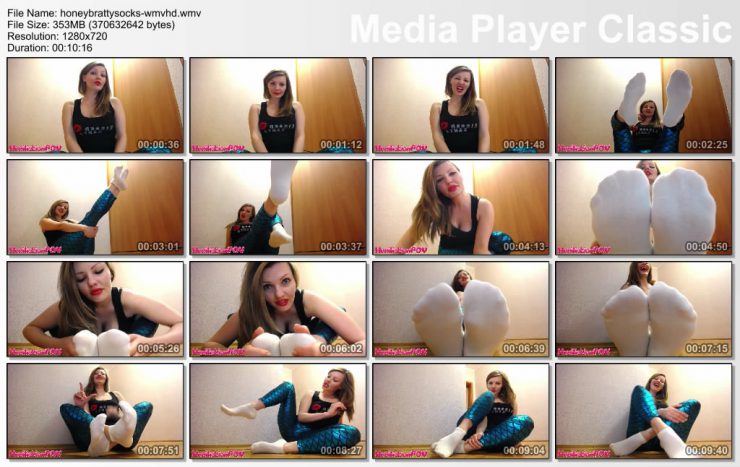 Humiliation POV Miss Honey Barefeet: Your Horny Cock Makes You Stupid For My Bratty Socks