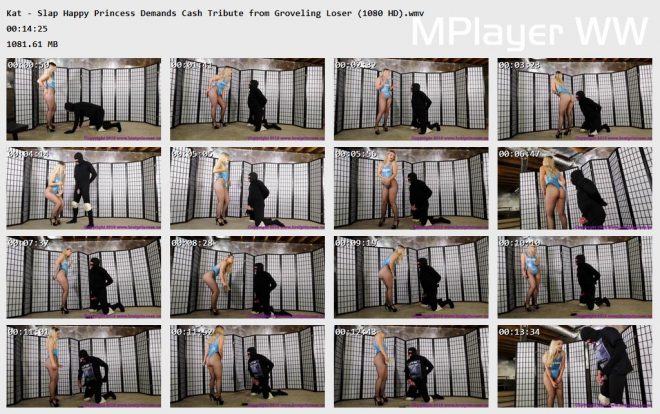 Brat Princess 2: Kat – Slap Happy Princess Demands Cash Tribute from Groveling Loser (1080 HD)