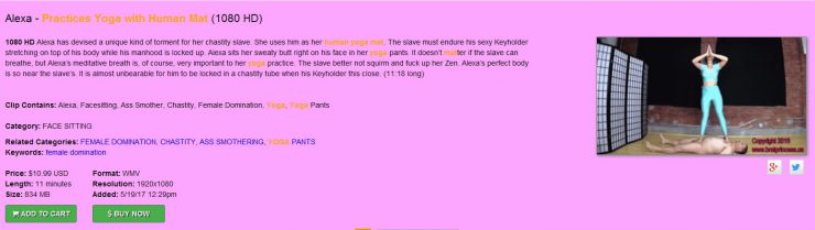 Brat Princess 2: Alexa – Practices Yoga with Human Mat (1080 HD)