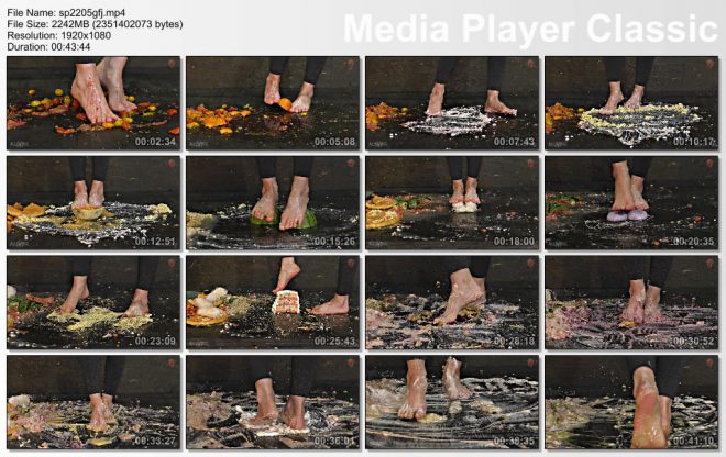 SENSUAL PAIN: May 22, 2019: Foot Slave Graphic Food  Crushing | Abigail Dupree