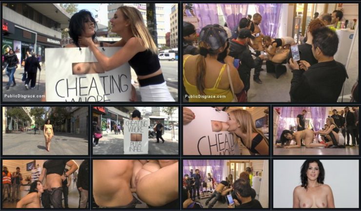 PUBLIC DISGRACE: Jun 5, 2015 –  Mona Wales , Xavi Tralla  and Montse Swinger