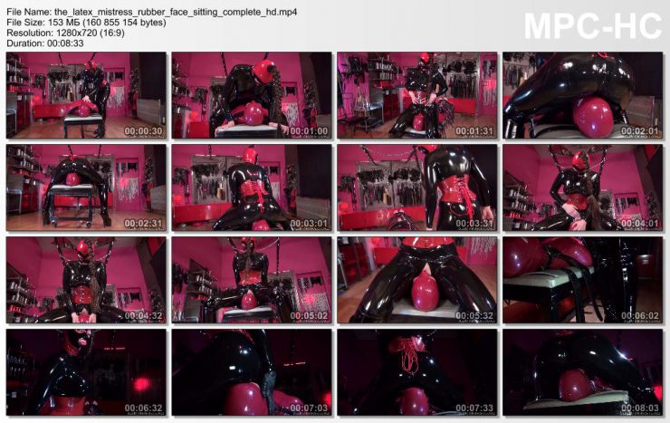 Kinky Mistresses – The Latex Mistress – Face Sitting