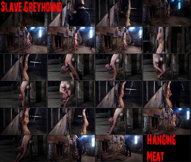 Brutal Master Hanging Meat: Slave Greyhound