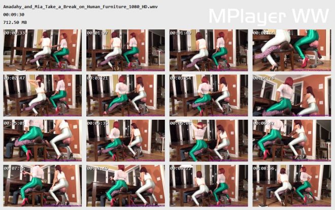 Brat Princess 2: Amadahy and Mia – Sorority Girls Take a Break on Human Furniture (1080 HD)