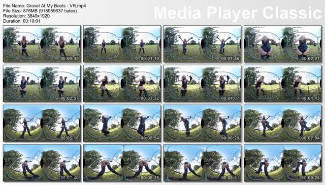 The English Mansion Mistress Sidonia: Grovel At My Boots – VR