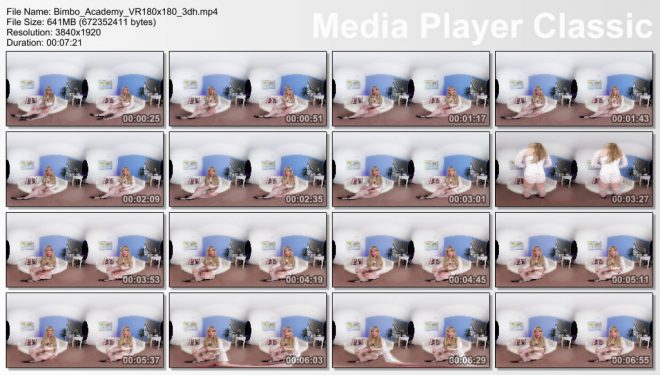 The English Mansion Tiffany Real Doll: Bimbo Academy – VR (4K)