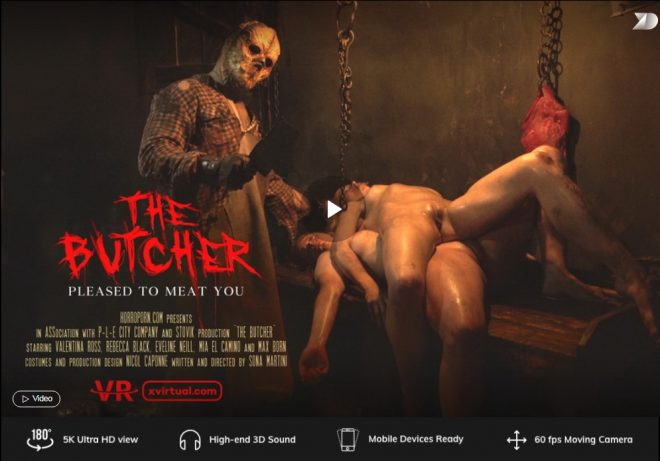 X Virtual/Horror Porn: The butcher in 180В° X (Virtual 25) вЂ“ (4K) вЂ“ VR