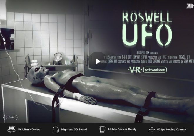 X Virtual/Horror Porn:  Roswell UFO in 180В° X (Virtual 9) – (4K) вЂ“ VR