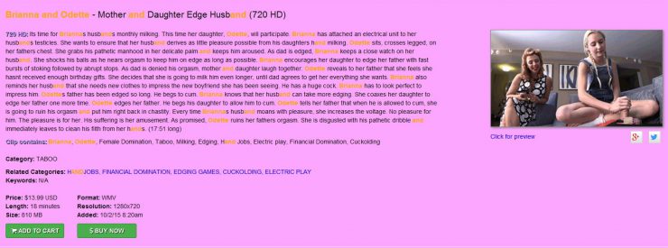 Brat Princess 2: Brianna and Odette – Mother and Daughter Edge Husband (720 HD)