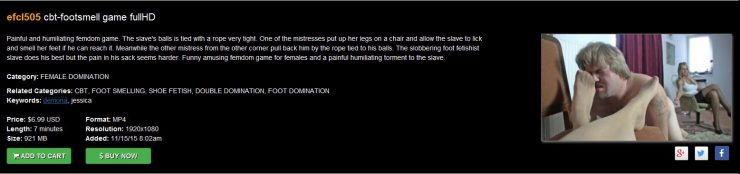 Elegant femdom: efcl505 cbt-footsmell game fullHD