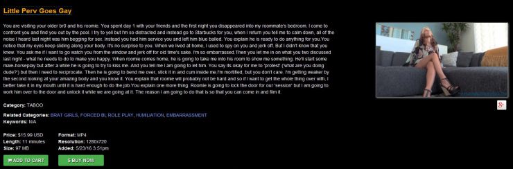 Divine Goddess Jessica: Little Perv Goes Gay