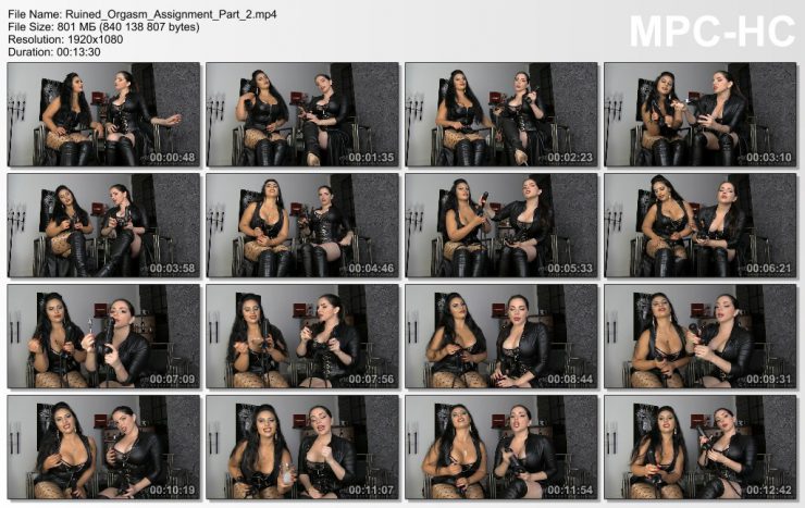 Goddess Alexandra Snow – Mistress Ezada Sinn – Ruined Orgasm Assignment Part 2