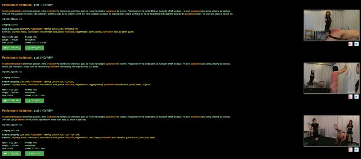 CRUEL PUNISHMENTS – SEVERE FEMDOM: Punishment Institution I part 1-3 HQ WMV