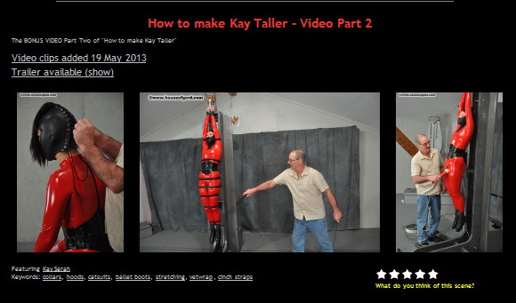 House of Gord: How to make Kay Taller – Video Part 2