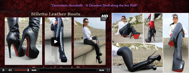 Dominatrix Annabelle – A Decadent Stroll along the Sea Wall!