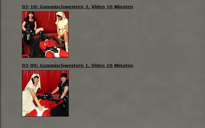 German-Femdom/Carmen Rivera: Gummischwestern (Part 1-2)