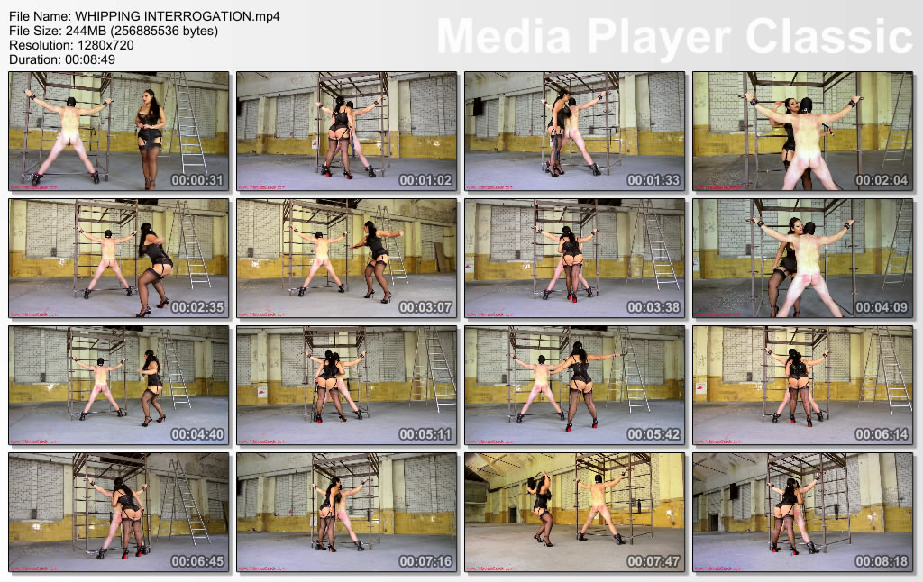Mistress Ezada Sinn: Whipping interrogation