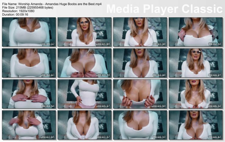 Worship Amanda: Amandas Enormous Boobs Would Be the Ideal