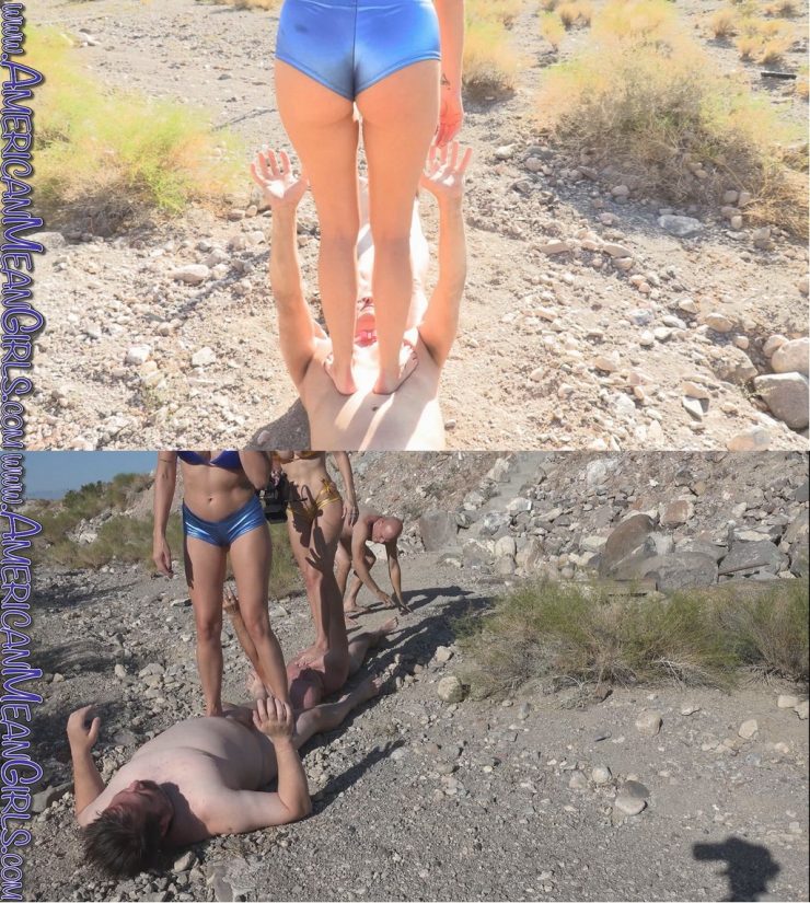 American Mean Girls Goddess Platinum: Walking All Over a Path of Slaves (4K) – SHINY CLOTHING