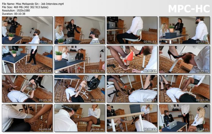 Miss Melisande Sin: Job Interview – Dual Domination