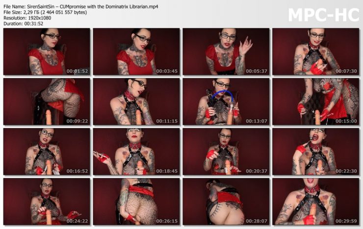 SirenSaintSin: CUMpromise with the Dominatrix Librarian – Adult Role Play