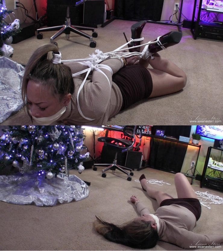 Asiana Starr: Perfect Little Christmas Package Part 2 – office bondage
