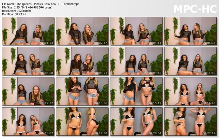 The Queens: Pindick Sissy Anal JOI Torment – Anal Masturbation