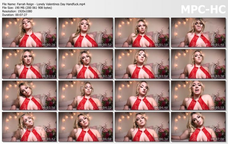 Farrah Reign: Lonely Valentines Day Handfuck – Jerk Off Encouragement