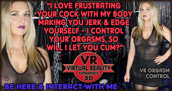 The English Mansion Mistress Sidonia: Body Worship Edging – VR – sheer lingerie