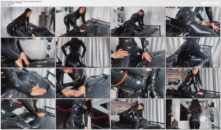 Fetish Chateau Dommes: Evil Woman – Vacbed Latex Teasing And Orgasm Control