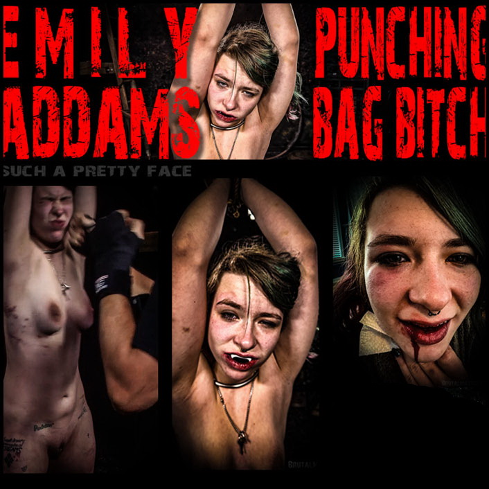 Brutal Master: Emily Addams Punching Bag Bitch