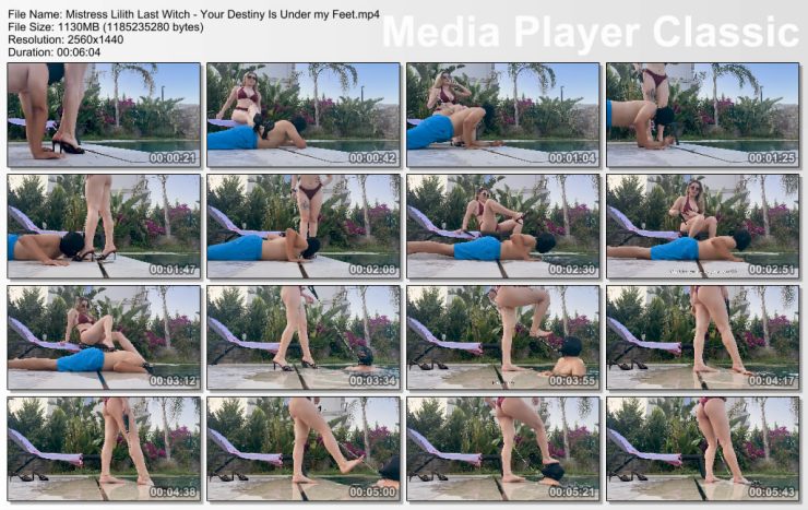 Mistress Lilith Last Witch: Your Destiny Is Under my Feet ($9.99 Clips4sale)