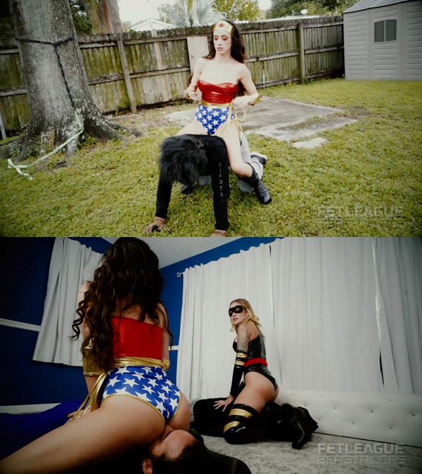 Versus Fetish: Beastriders: Wonder Woman & Captain Marvel – Fetleague – HD 1080p MP4 ($20.99 Clips4sale)