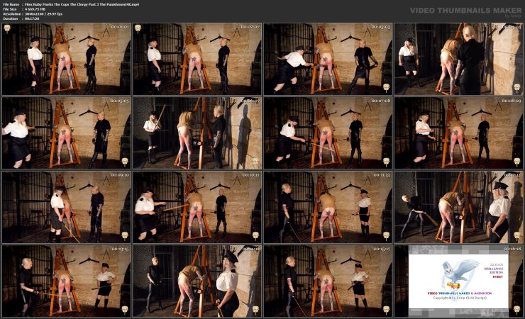 Miss Ruby Marks: The Cops & The Clergy – Part 3 – The Punishment (full 4K) ($17.99 Clips4sale)