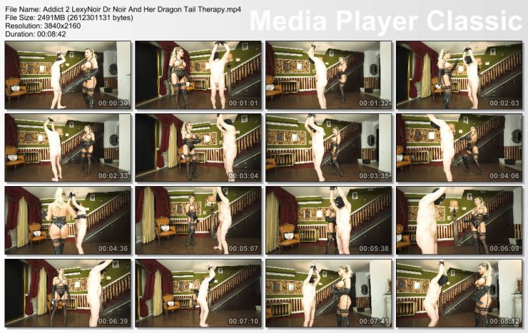 Addict 2 LexyNoir: DR NOIR AND HER DRAGON TAIL THERAPY 4K ($11.99 Clips4sale)