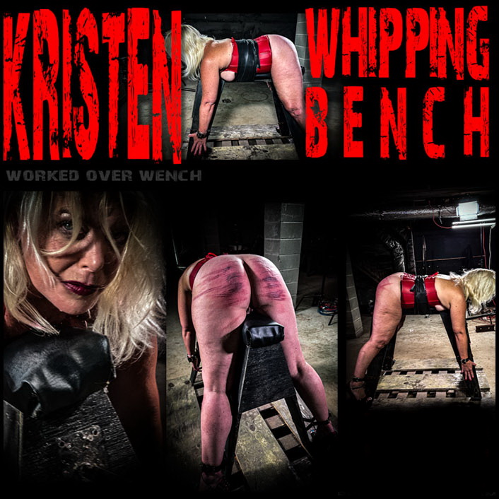 Brutal Master: Kristen Whipping Bench