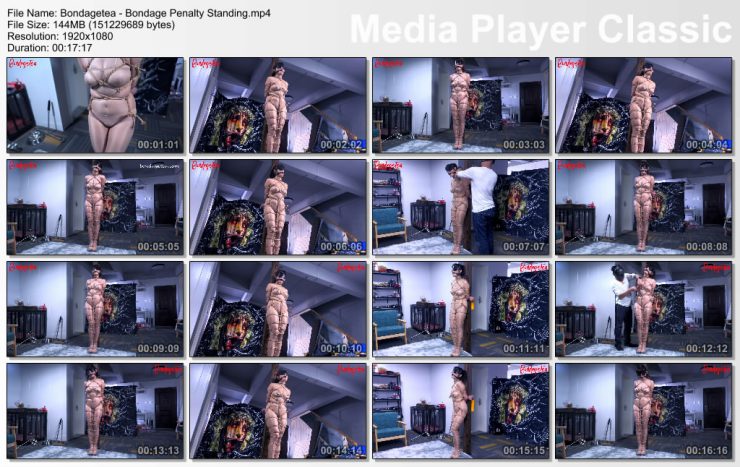 bondagetea: Bondage Penalty Standing ($14.99 Clips4sale)