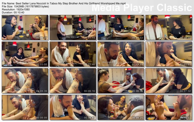 Lana Noccioli/Clips4sale Femdom: BEST SELLER Lana Noccioli in Taboo – My STEP-BROTHER and his GIRLFRIEND worshipped me ($10.99 Clips4sale)