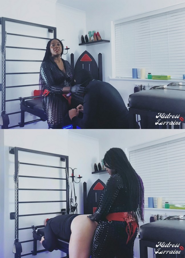 Mistress Lorraine’s World: Slaves holes put through their paces by ebony goddess $11.99 USD
