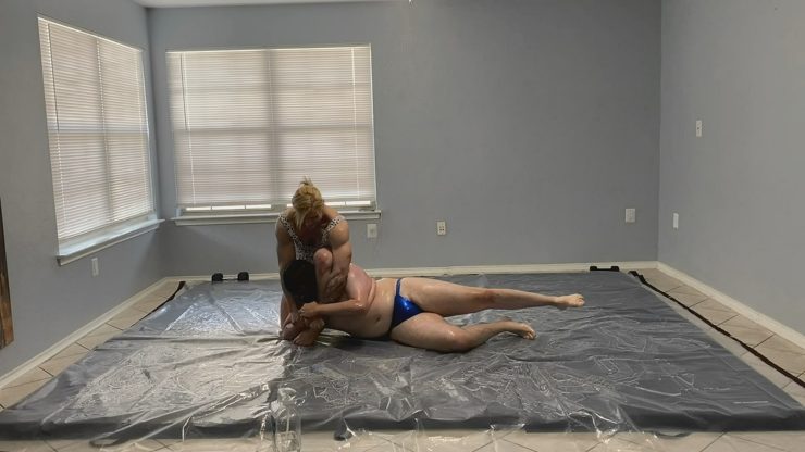 Hercules’s Domain: Tatiana vs Hercules Oil Wrestling Part 1